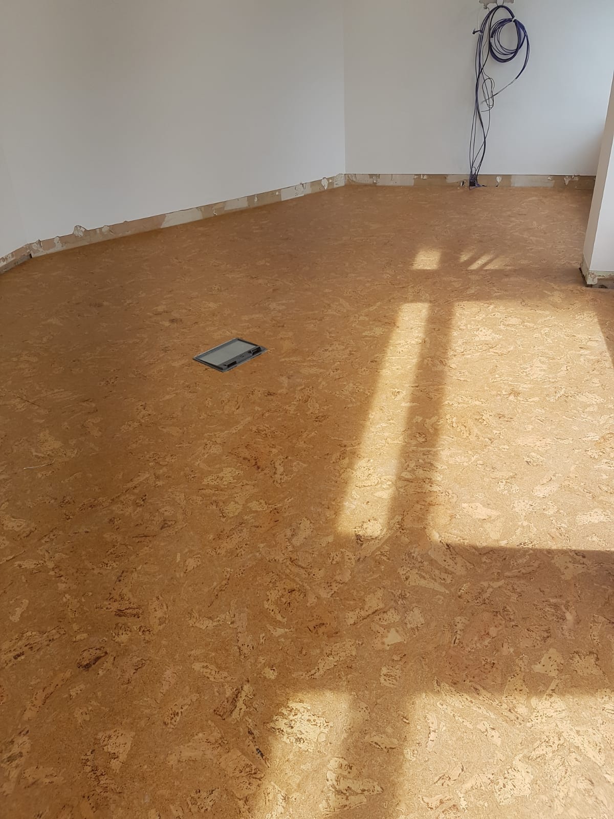 Granorte Cork Flooring To A Alpha Tower in Birmingham. Mazon Flooring